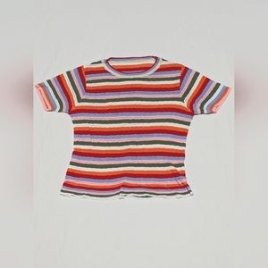 Women's small colorful top